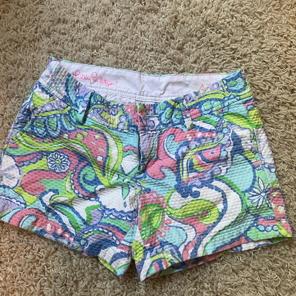 Lilly Pulitzer Callahan textured shorts size 4